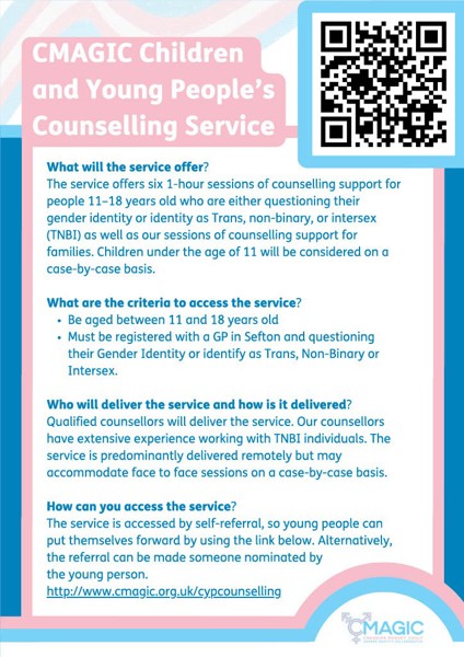 CMAGIC Children and Young People's Counselling Service