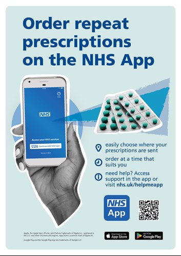 Use NHS app to order medication